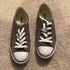 Converse charcoal sneakers size 6